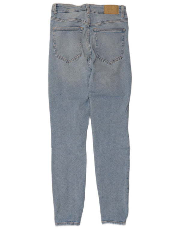 Zara Femme Jean Slim EU 36 XS W26 L26 Bleu Coton