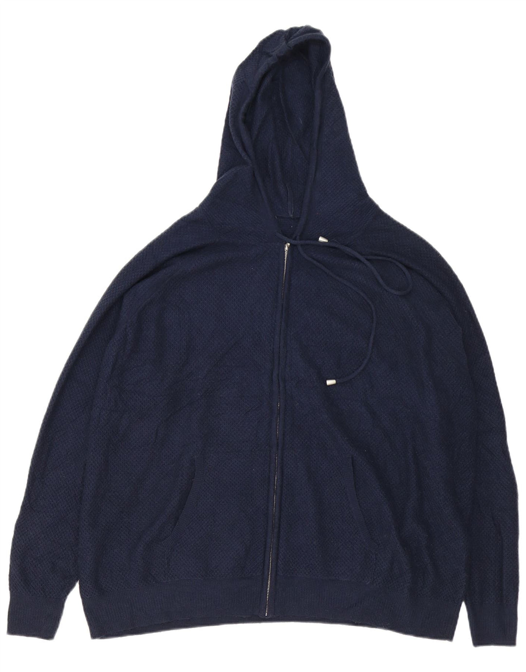 Marks & Spencer Pull col zippé pour homme XL Bleu marine Viscose