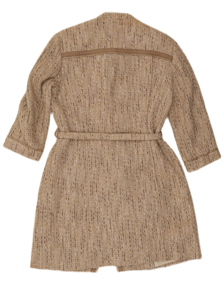 Hugo Boss Pardessus pour femme UK 14 Coton beige moyen