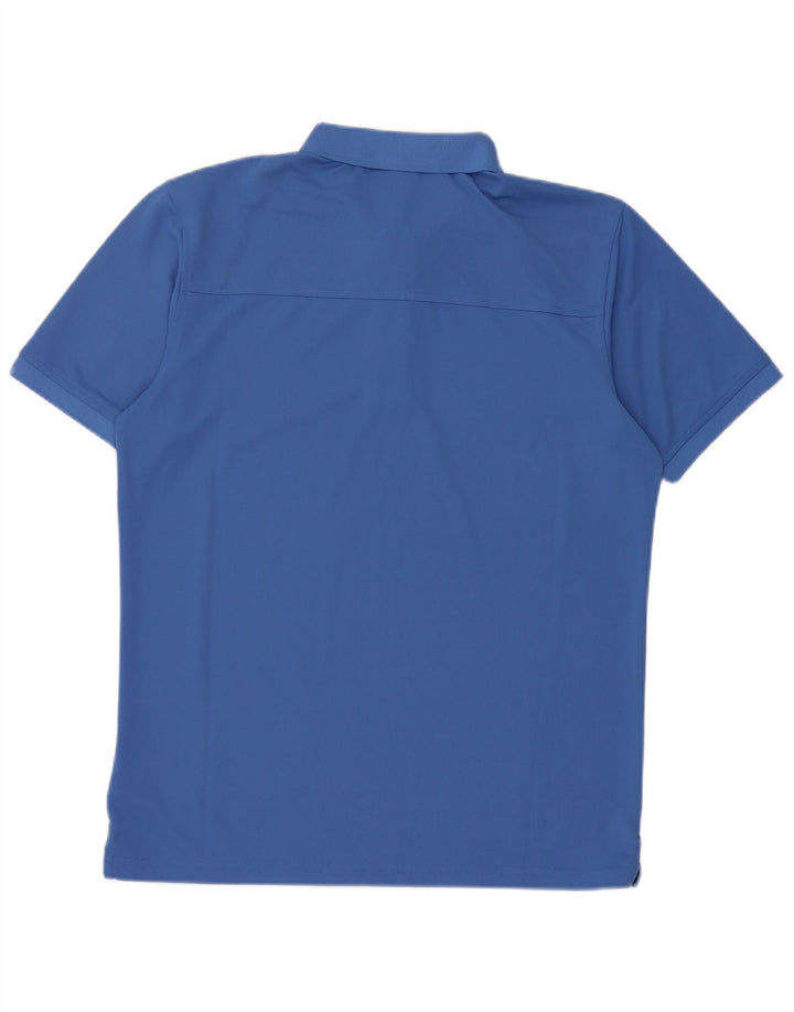 CALVIN KLEIN Polo Graphique Homme Bleu Moyen Polyester