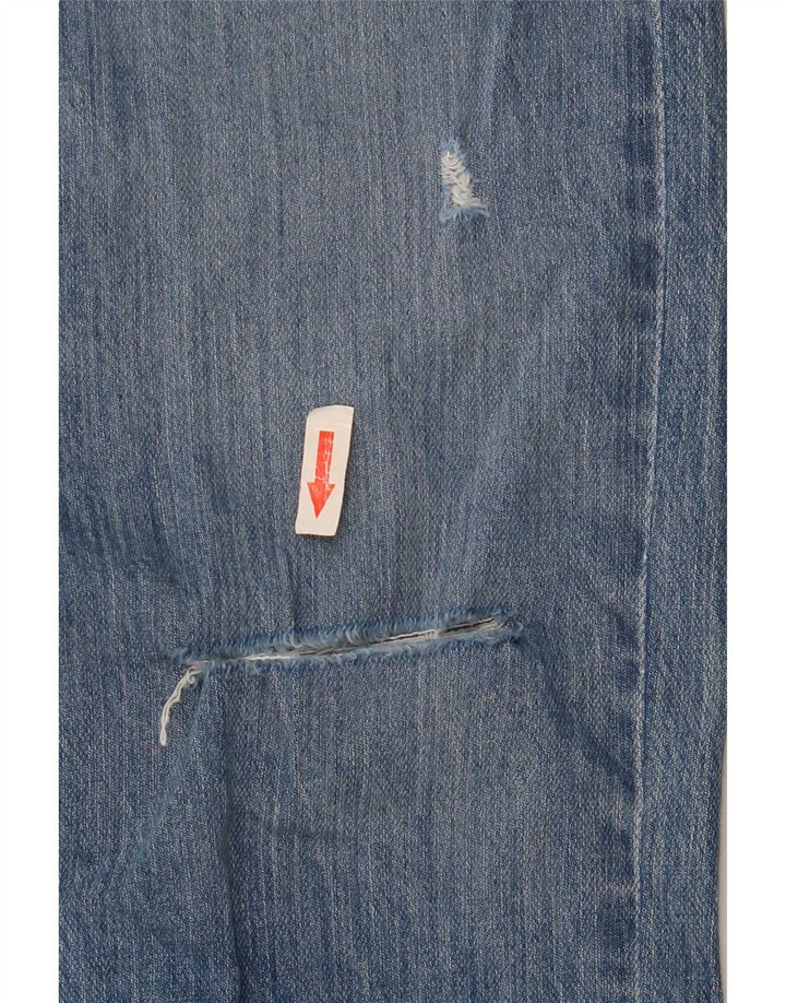 Lee Jean slim effet vieilli W27 L26 pour femme en coton bleu