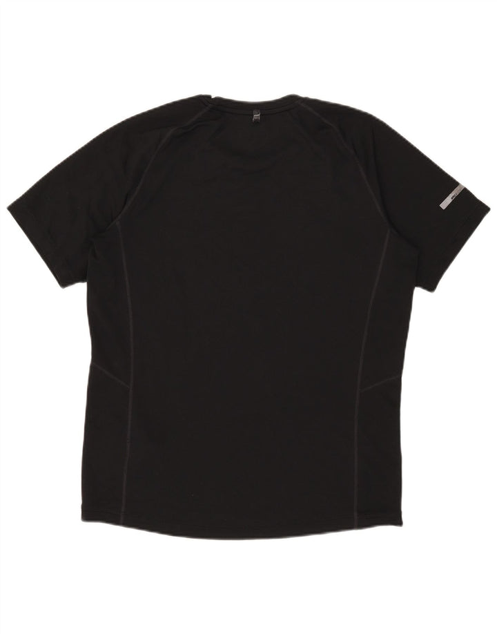 Nike Hommes Dri Fit T-Shirt Haut Noir Moyen Polyester