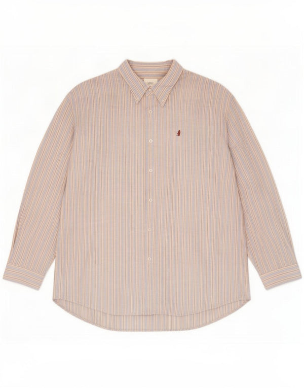 Marlboro Classics Chemise Homme 3XL Bleu Lin à Rayures