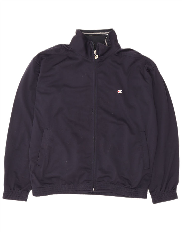 Champion Veste de survêtement coupe ample pour homme Petit bleu marine Polyester