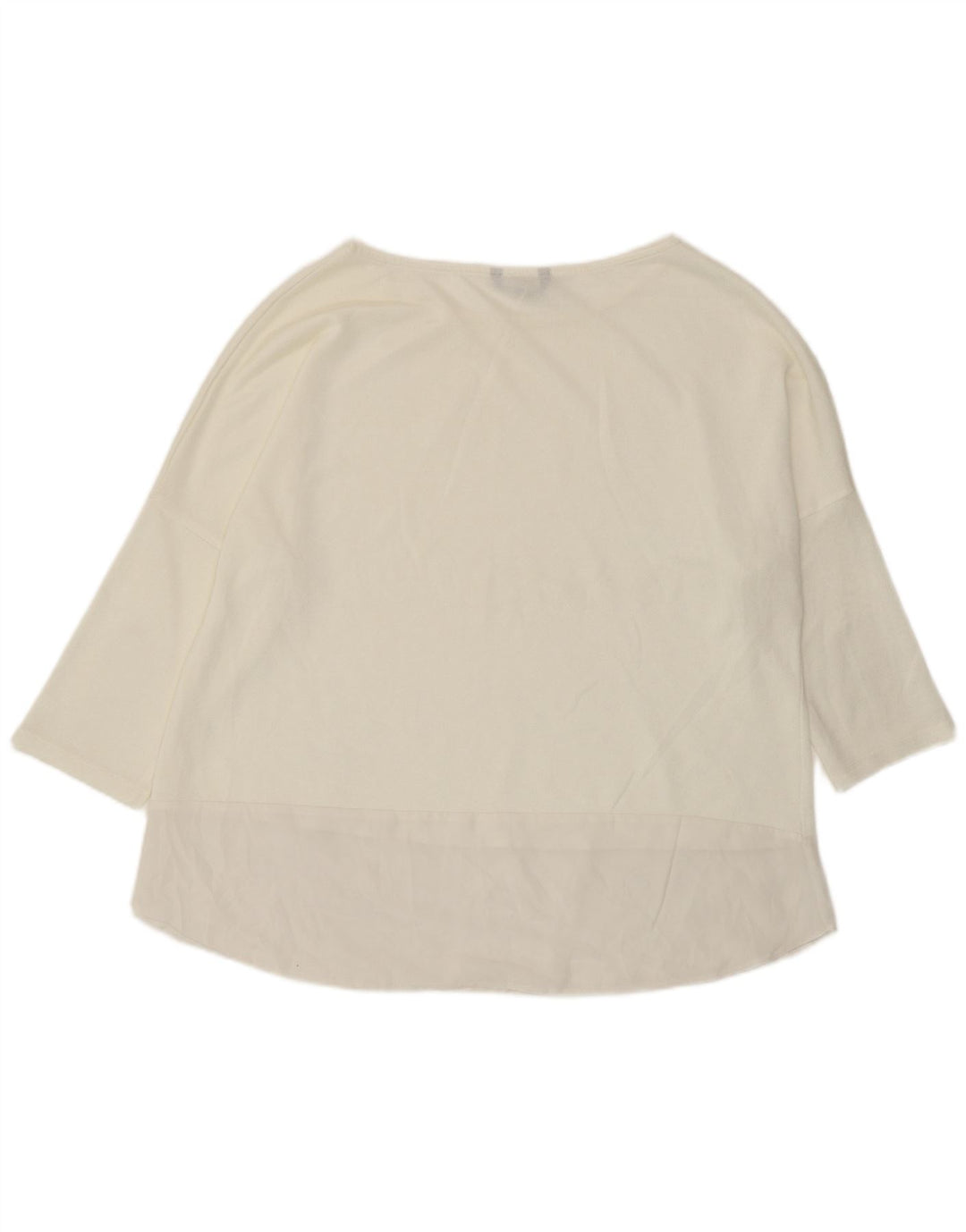 Marks & Spencer Haut à manches 3/4 pour femme UK 18 XL Blanc cassé