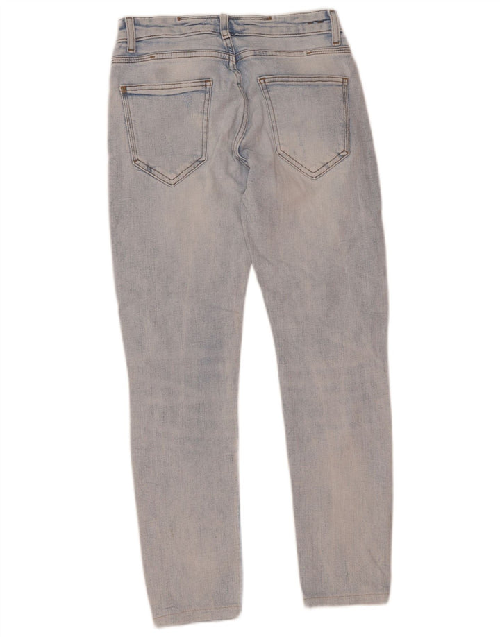 Zara Jean slim vieilli pour homme EU 38 Small W30 L28 Bleu