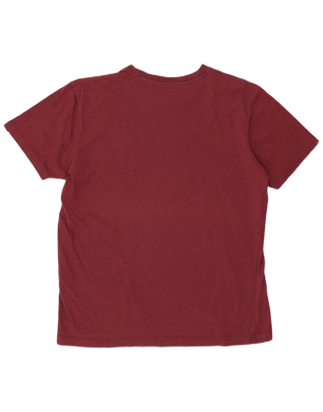 ALPHA INDUSTRIES T-shirt graphique pour femme UK 14 Coton bordeaux moyen