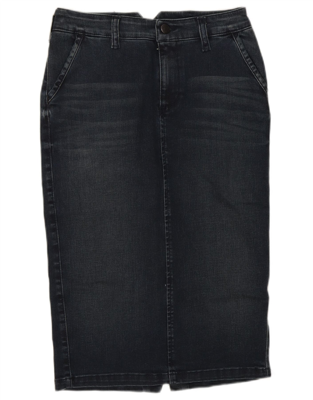 Sisley Femme Jupe En Jean W26 Small Bleu Marine Coton