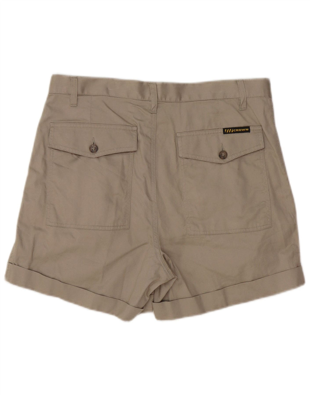 CROWN Short Chino Pegged Homme IT 48 Medium W32 Coton Beige