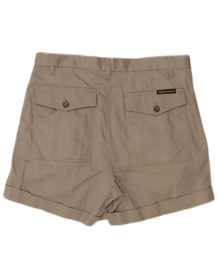 CROWN Short Chino Pegged Homme IT 48 Medium W32 Coton Beige
