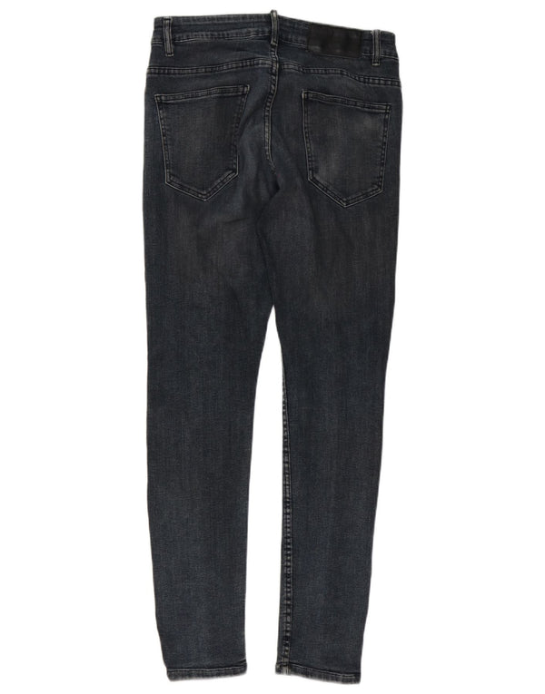 Zara Jean skinny pour homme EU 40 Medium W31 L30 Bleu