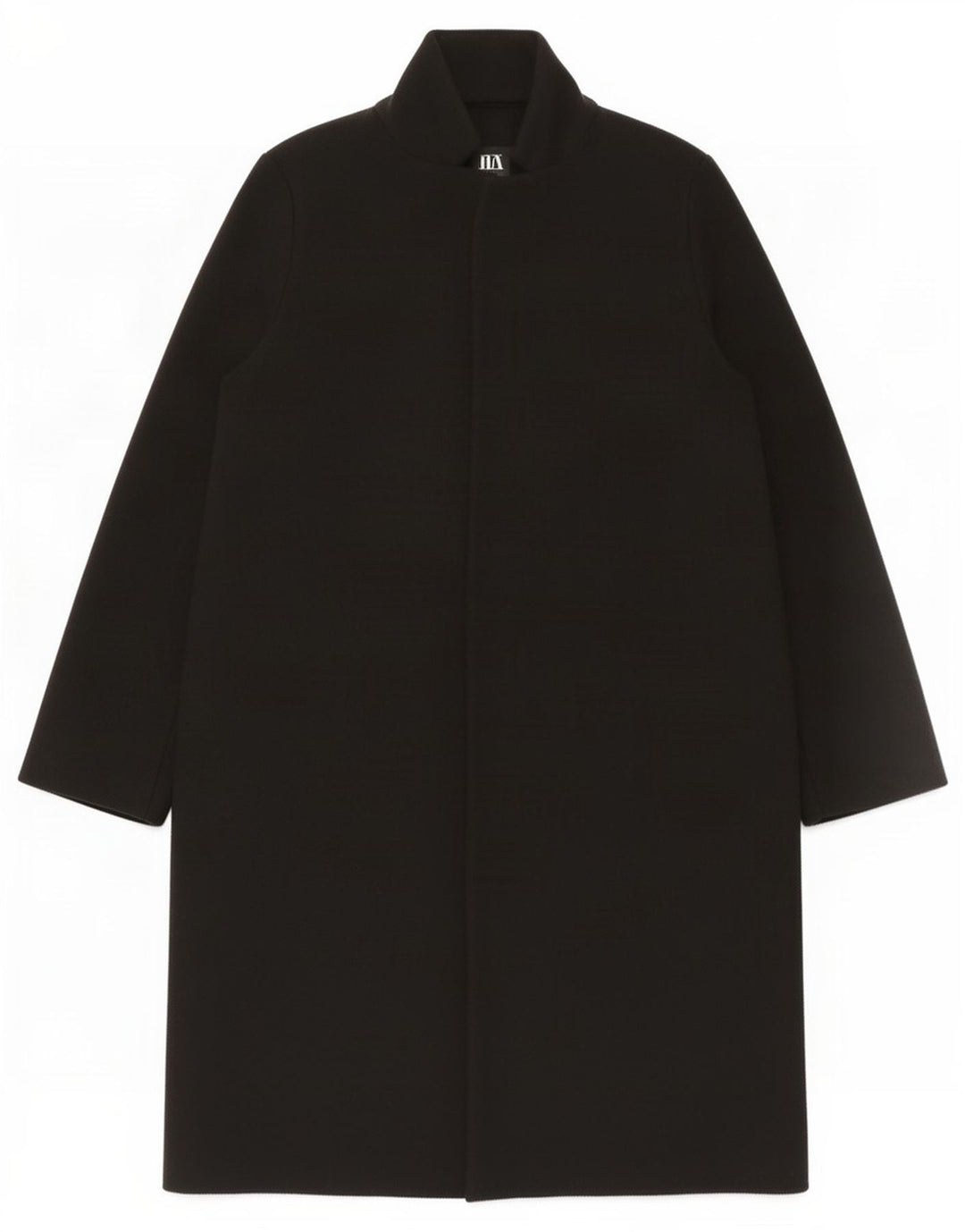 Zara Womens Pardessus UK 16 Large Noir Polyester