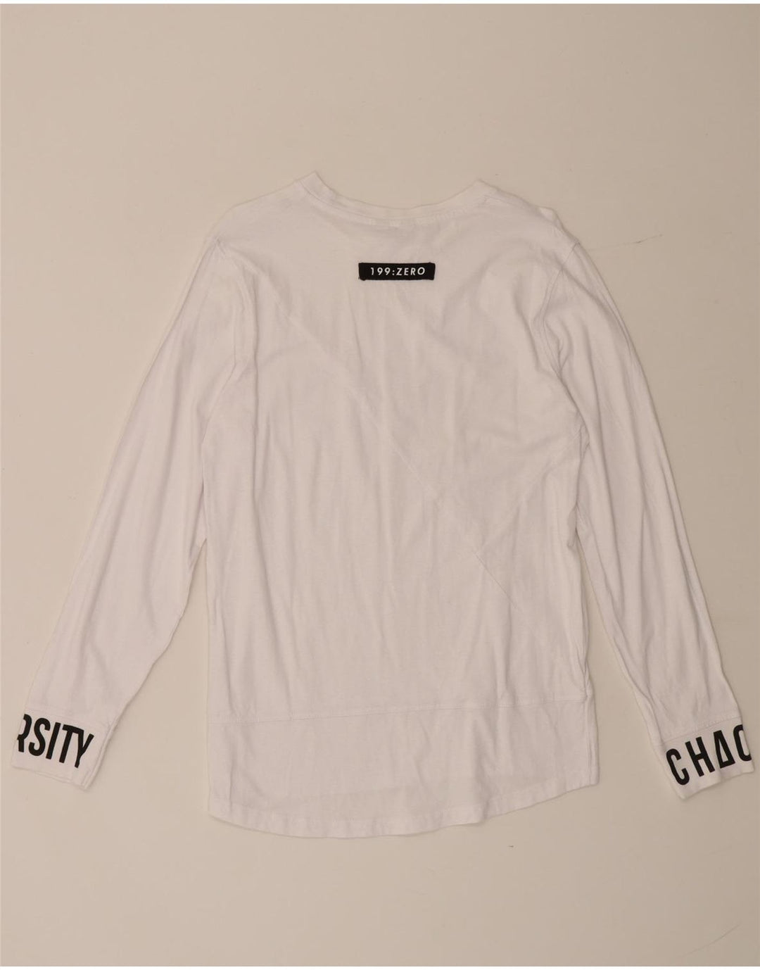 Jack & Jones Haut graphique à manches longues pour hommes, petit blanc