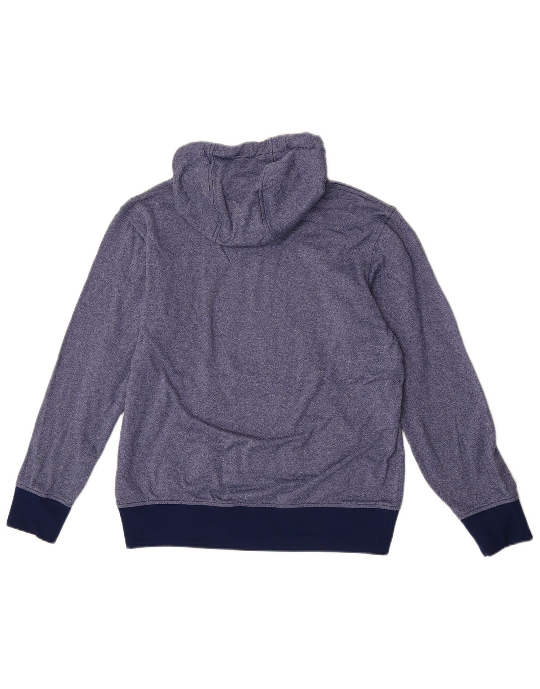 Adidas Pull à capuche pour femme UK 14 Polyester moucheté bleu moyen