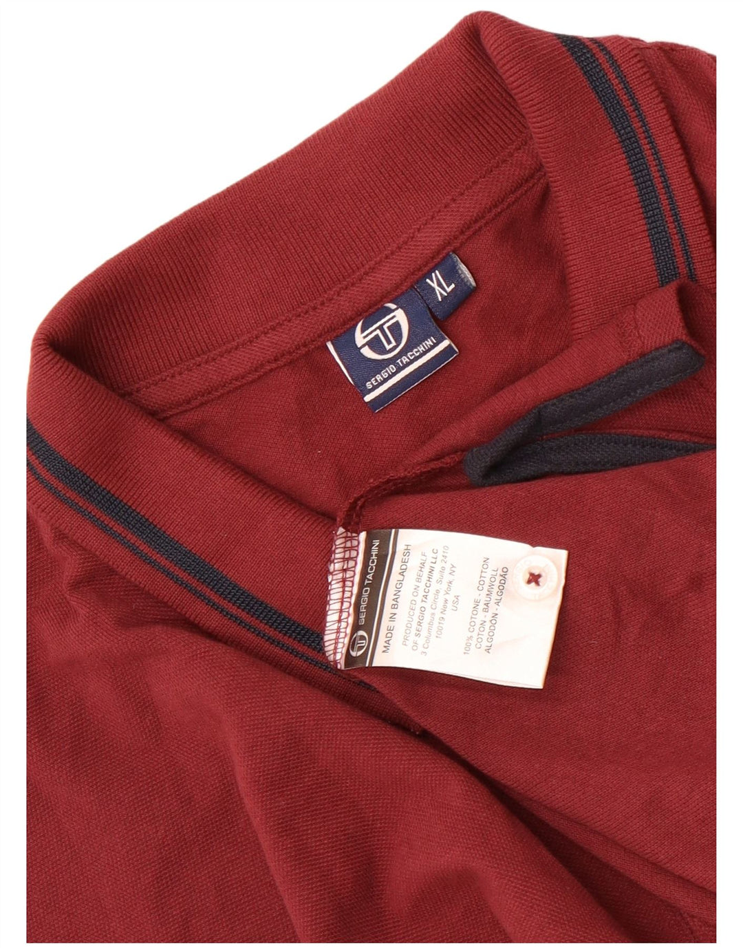 Sergio Tacchini Polo Homme XL Marron Coton