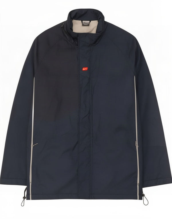 Nike Manteau coupe-vent pour homme UK 42/44 Large Bleu marine Nylon