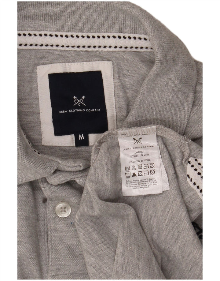Crew Clothing Polo Homme Gris Moyen Coton