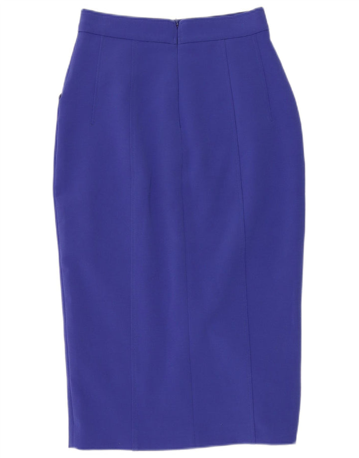 L.K. BENNETT Womens Pencil Skirt UK 8 Small W28  Blue