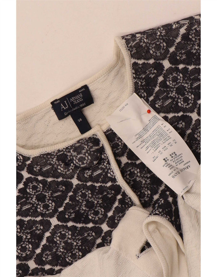 Armani Jeans Veste blazer surdimensionnée à 4 boutons pour femme IT 38 XS Noir