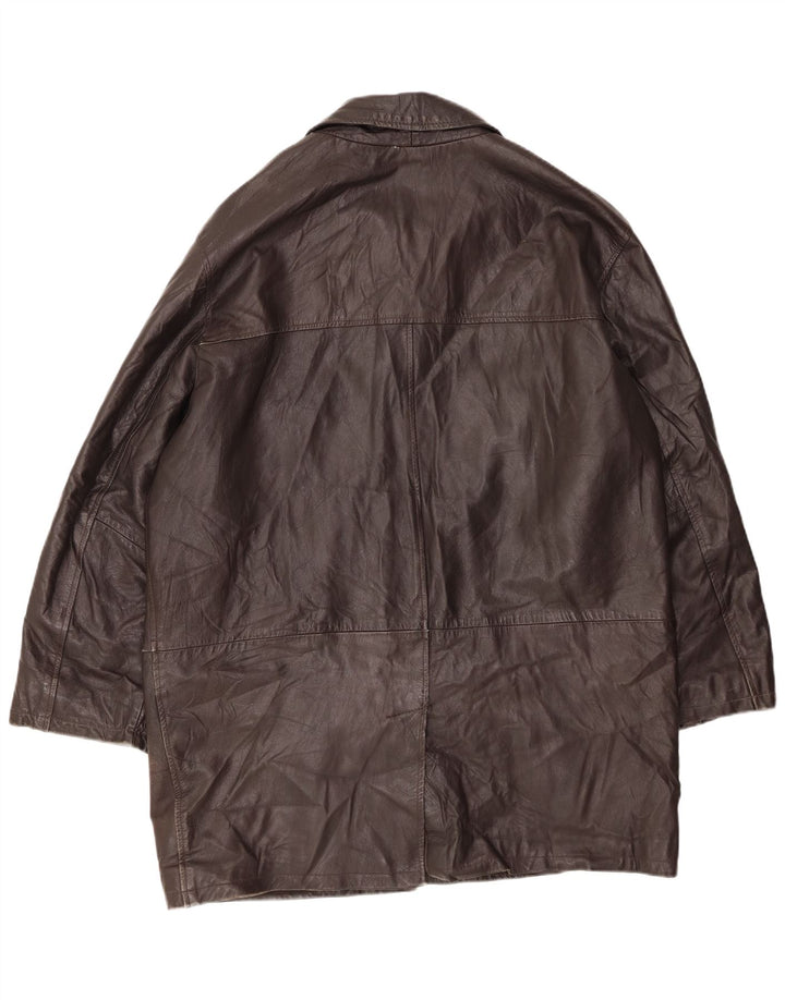 CONBIPEL Manteau en Cuir Homme IT 54 XL Cuir Marron