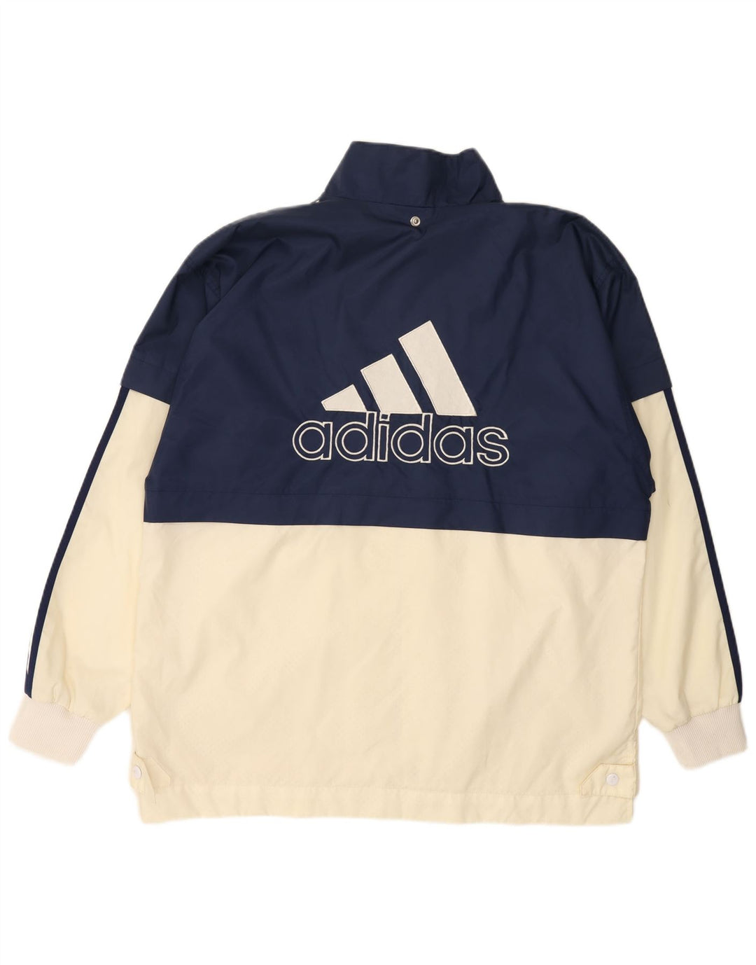 ADIDAS Veste coupe-vent pour hommes UK 40/42 Bleu marine moyen Colourblock