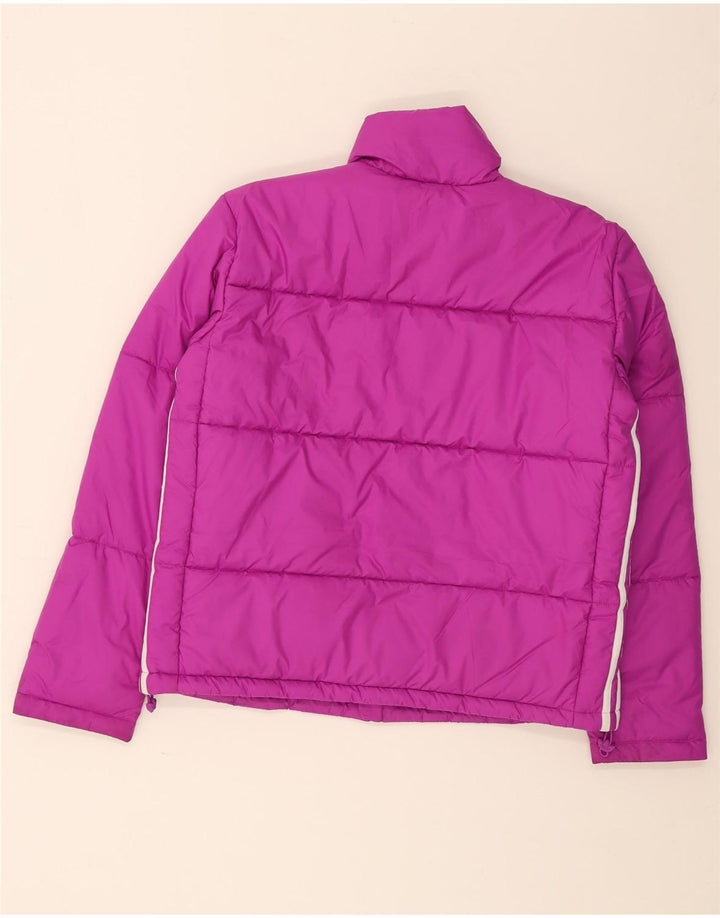 Adidas Veste rembourrée surdimensionnée pour femme UK 10 Petit Violet Polyester