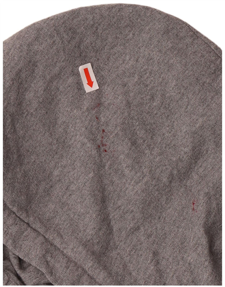 Vans Pull à capuche zippé graphique pour homme Petit gris Coton