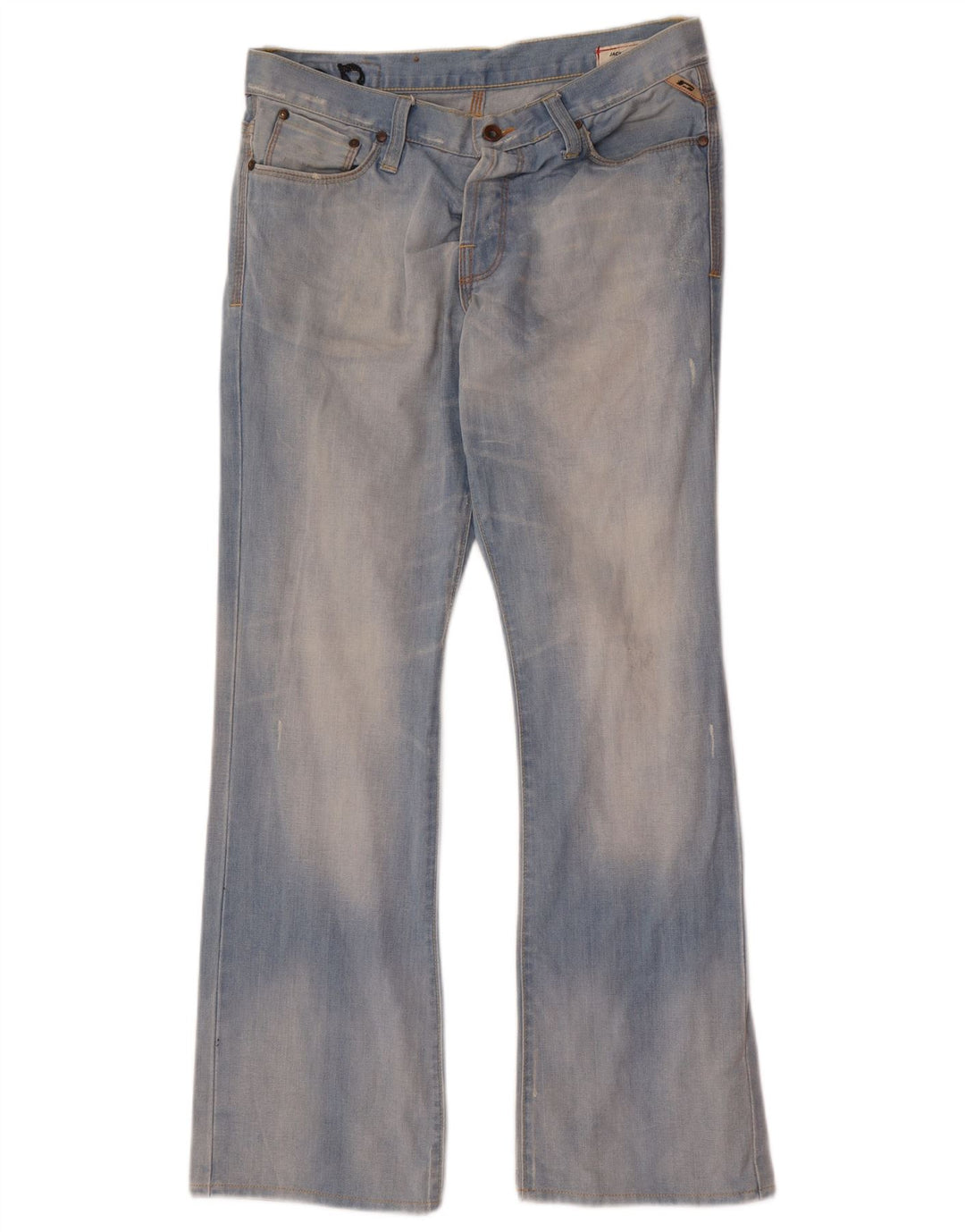 Jack & Jones Jean bootcut effet vieilli W33 L32 pour homme en coton bleu