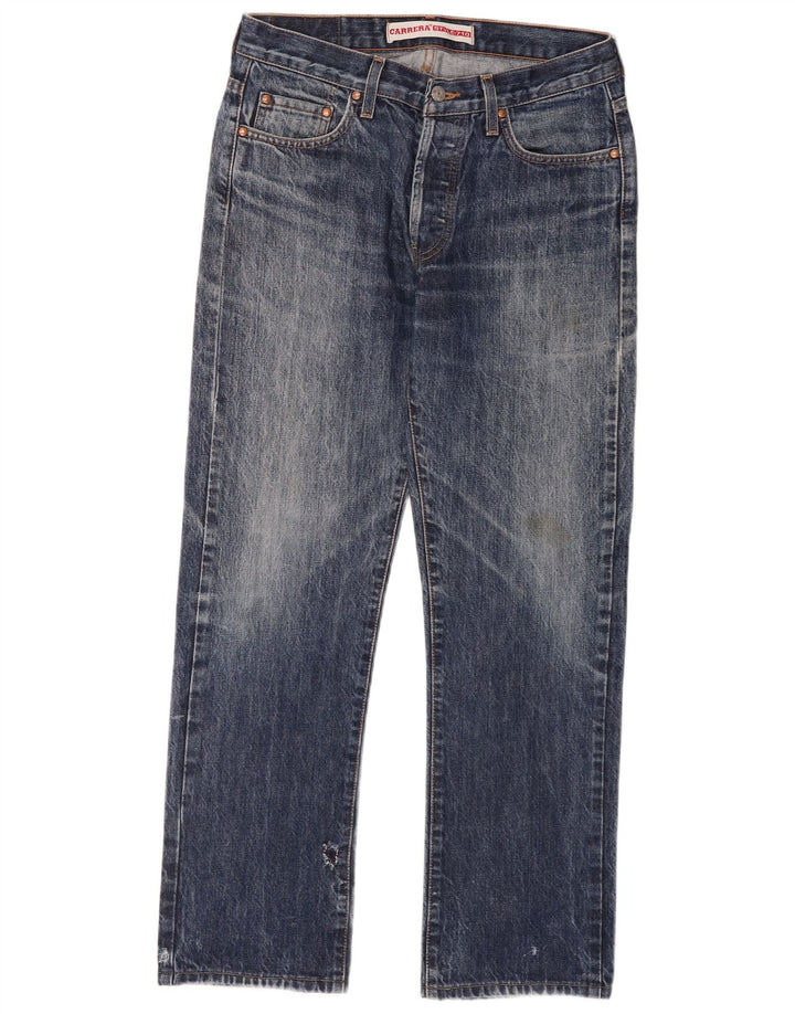 Carrera Jean Droit W33 L28 Bleu Coton Homme
