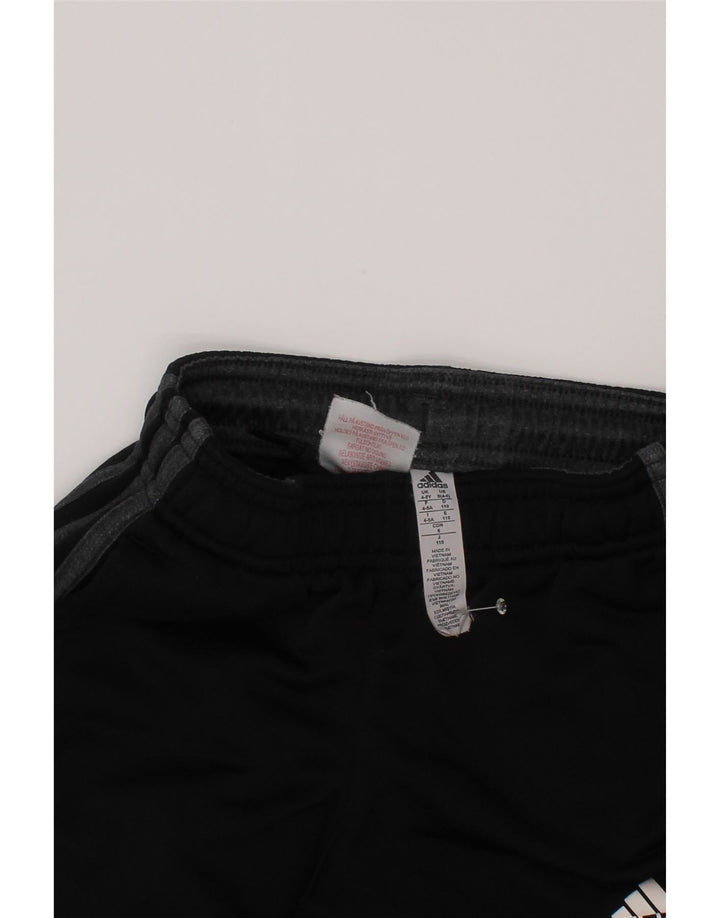 Adidas Pantalon de Survêtement Climalite Garçon 4-5 Ans Noir Polyester