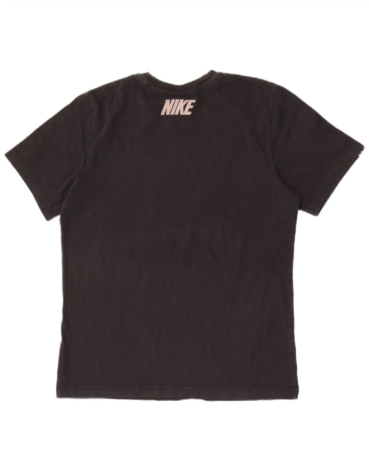 Nike T-shirt graphique en coton color block noir moyen pour homme