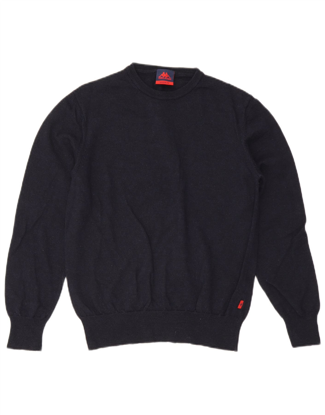 Kappa Pull Col Rond Homme Bleu Marine Moyen Laine