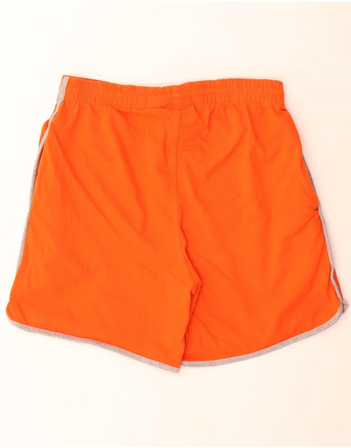 Puma Short de sport pour homme en coton color block Large Orange