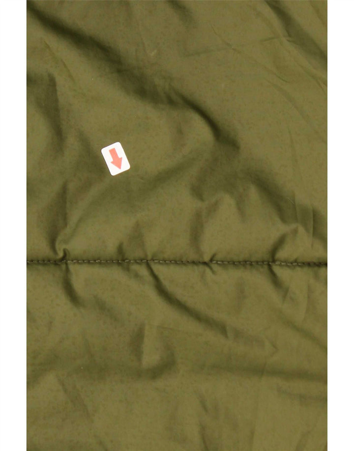 Nike Veste réversible rembourrée pour femme UK 12 Polyester vert moyen