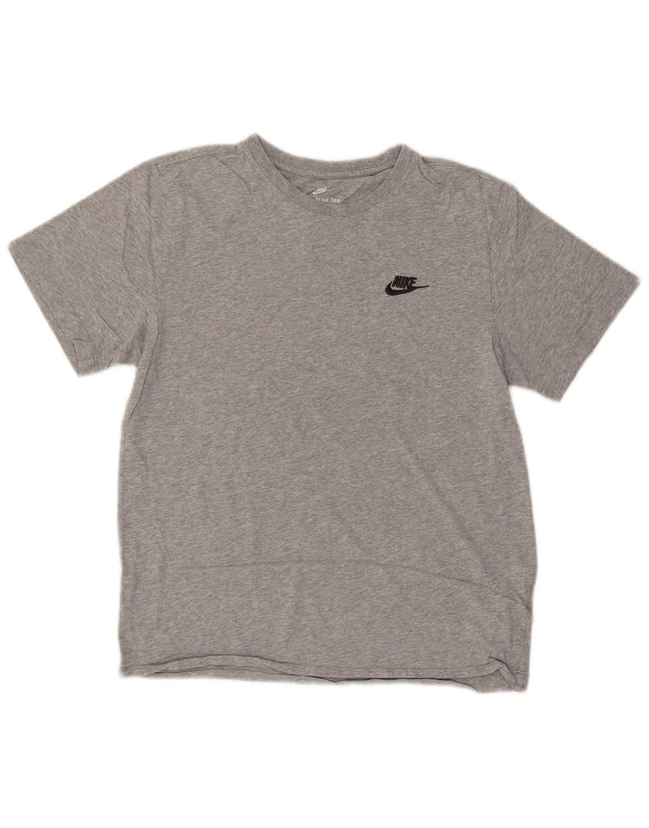 Nike T-Shirt Homme Petit Gris Moucheté Coton