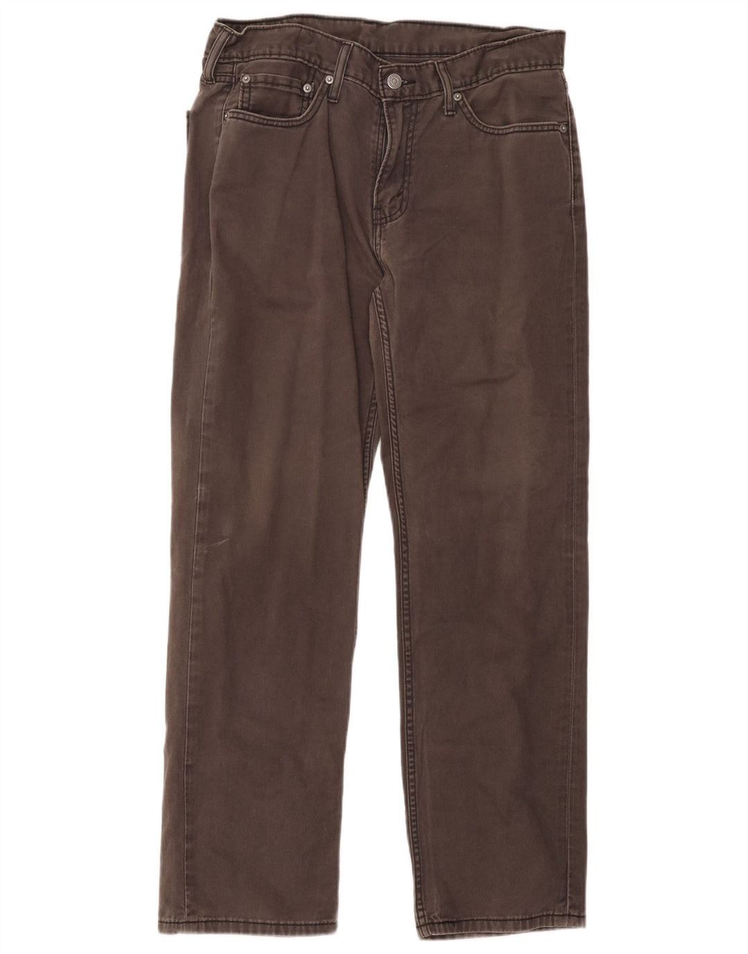 Levi's Jean Droit 514 Homme Gris W33 L30 Coton
