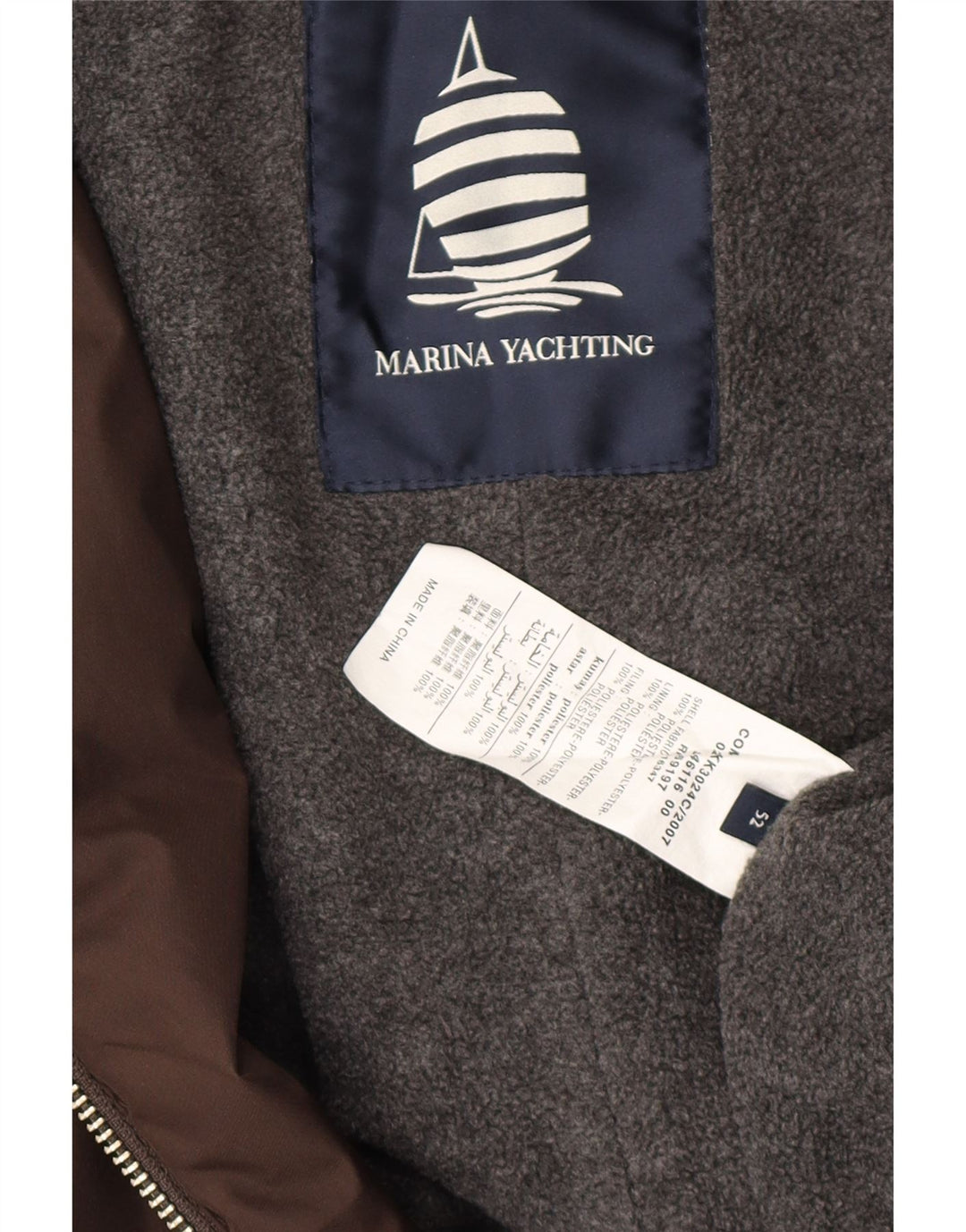 Marina Yachting Veste Utilitaire Homme IT 52 XL Marron Polyester