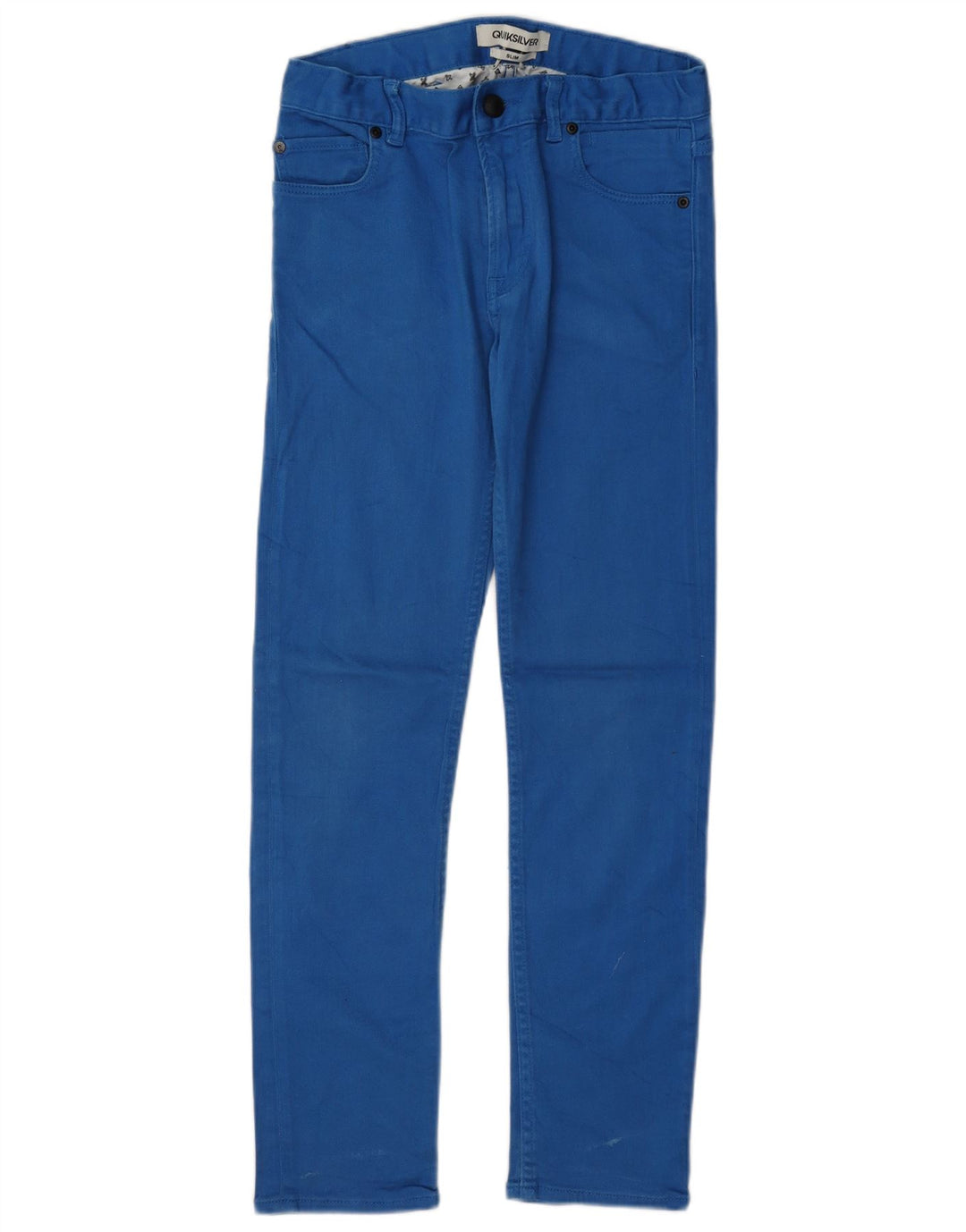 Quiksilver Jean Slim Femme W28 L29 Bleu Coton