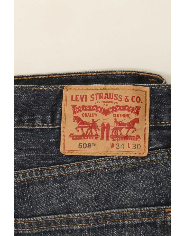 Levi's Jean Droit 508 Homme Bleu W34 L30