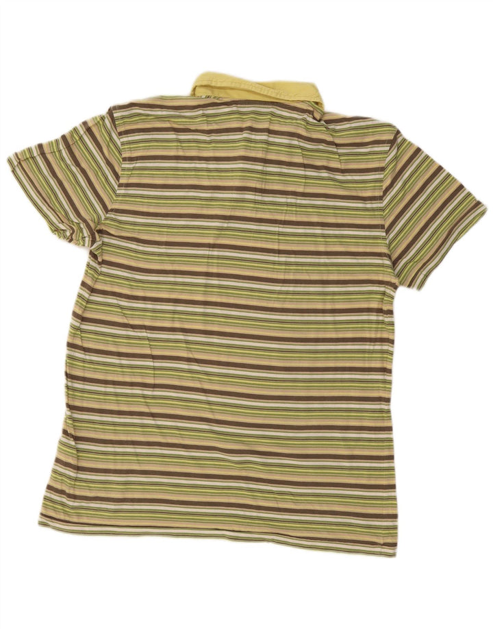 LEE Polo Femme UK 18 XL Coton Rayé Multicolore