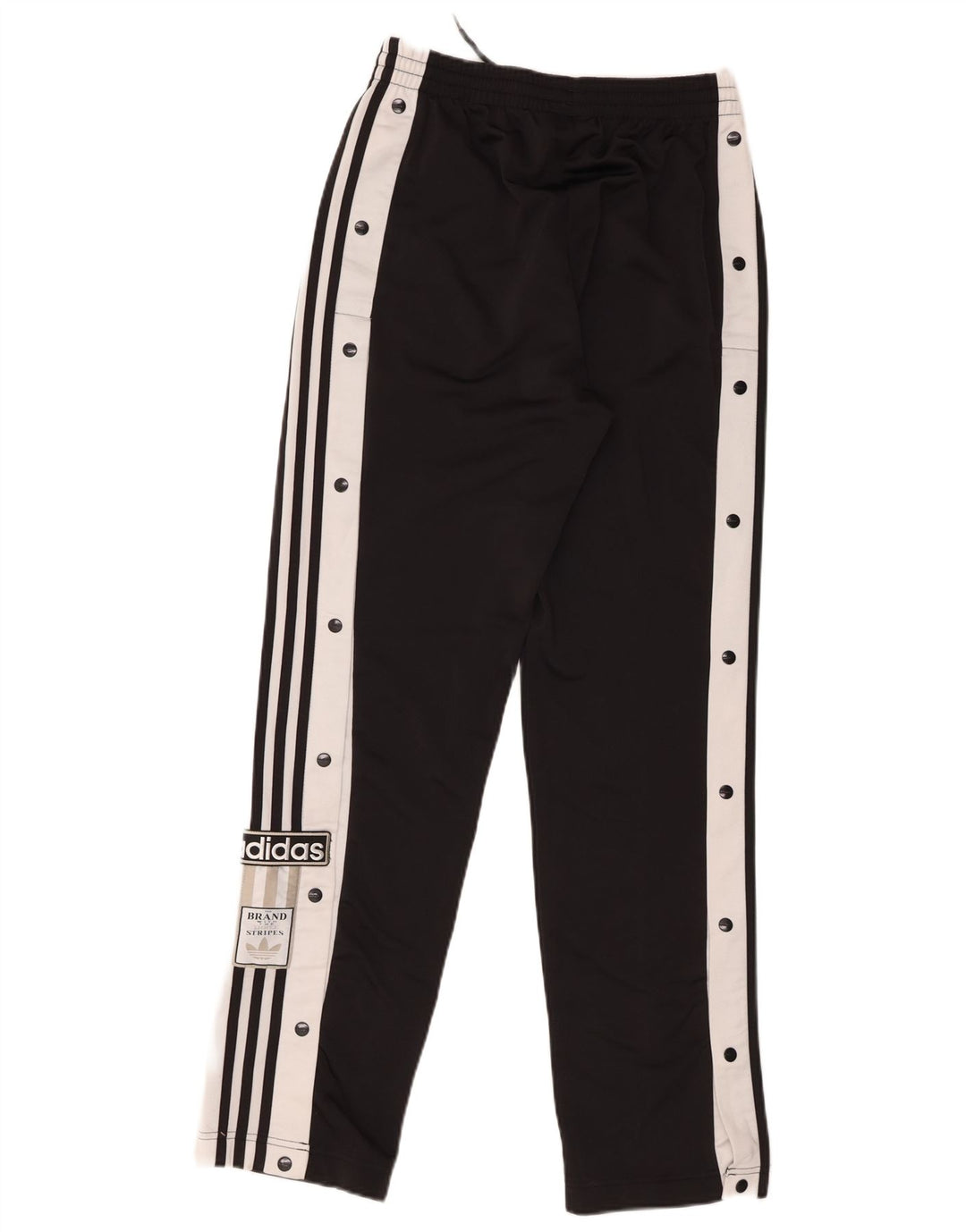 Adidas Pantalon de survêtement pour femme UK 8 Small Noir Colourblock Polyester