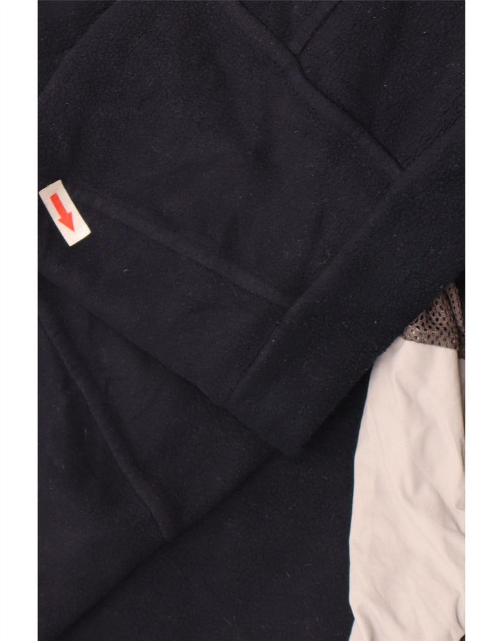 Helly Hansen Veste polaire graphique pour homme UK 40 Large Bleu marine Colourblock