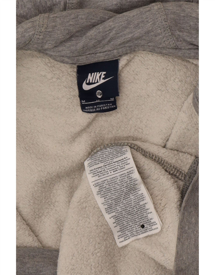 Nike Sweat à capuche zippé en coton moucheté gris moyen pour homme