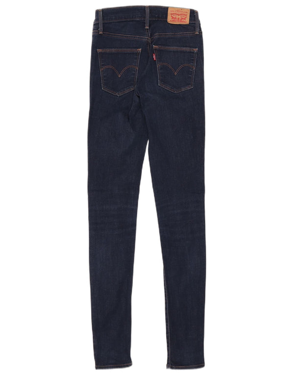 Levi's Jean Super Skinny W24 L32 Femme Bleu Marine Coton