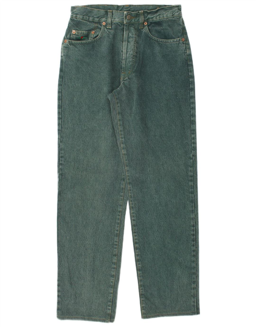 EL CHARRO Jean Droit Femme W31 L31 Vert Coton