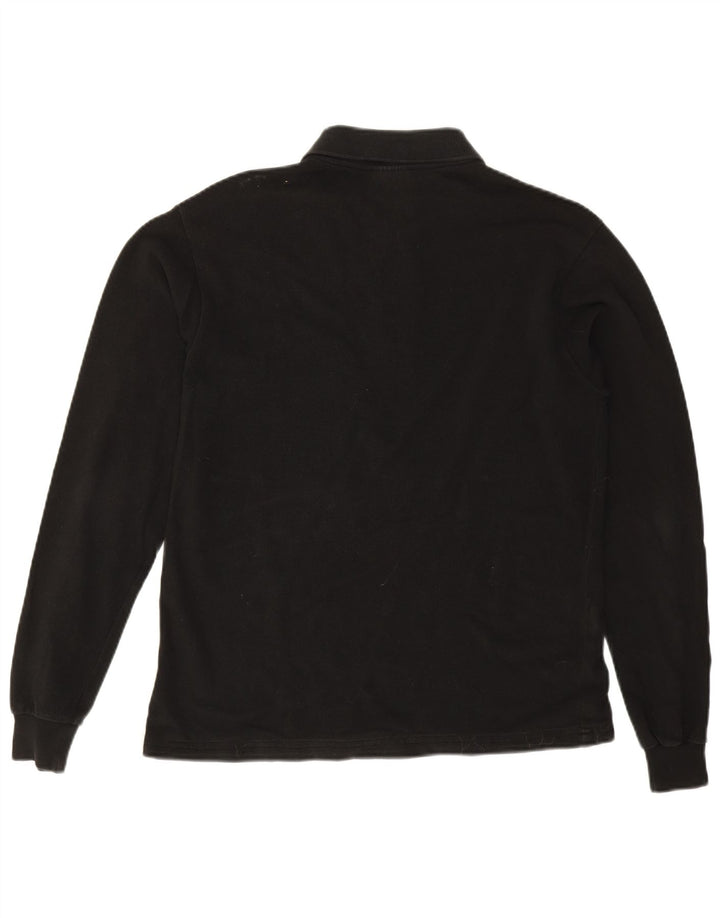 Lacoste Polo à manches longues pour homme Taille 4 Coton noir moyen