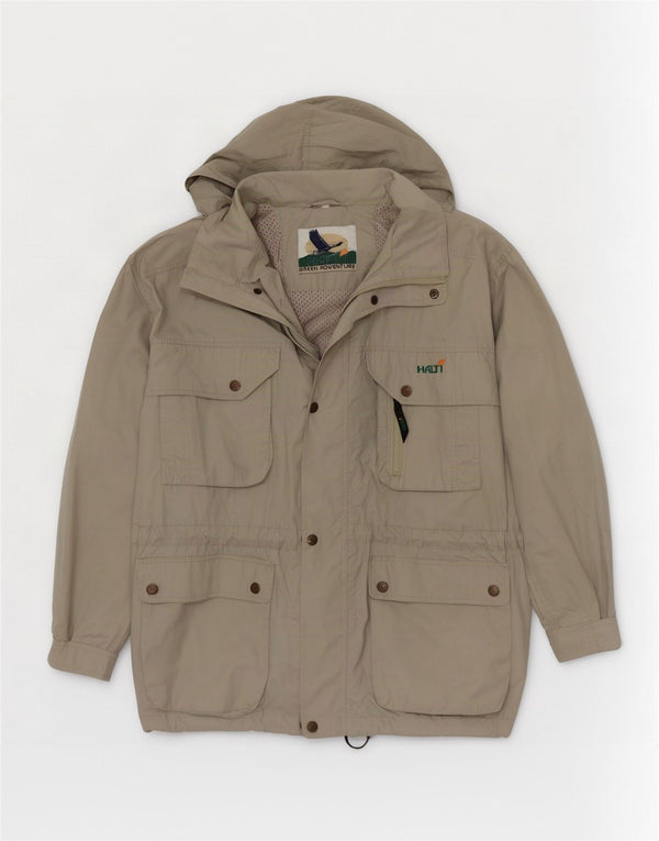 Halti Veste utilitaire à capuche pour homme UK 40 Large Vert Polyester