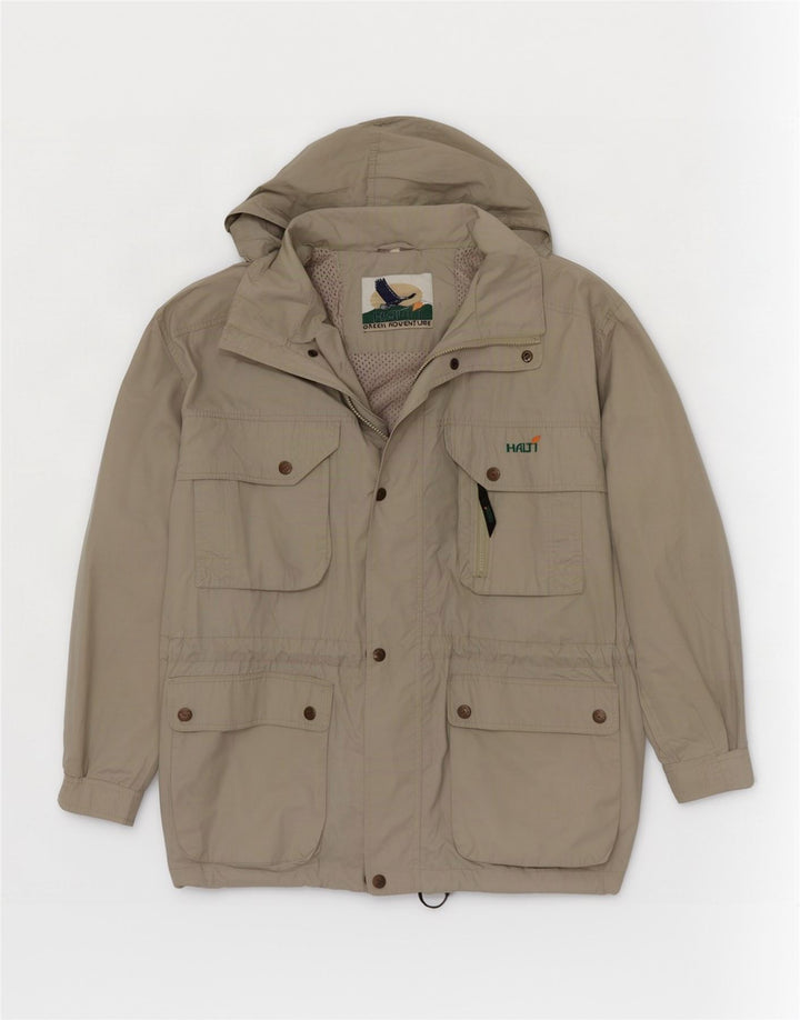 Halti Veste utilitaire à capuche pour homme UK 40 Large Vert Polyester