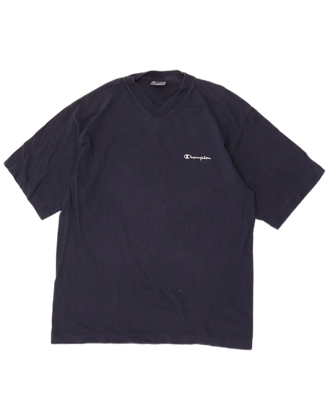 Champion T-Shirt Homme Haut Large Bleu Marine Coton