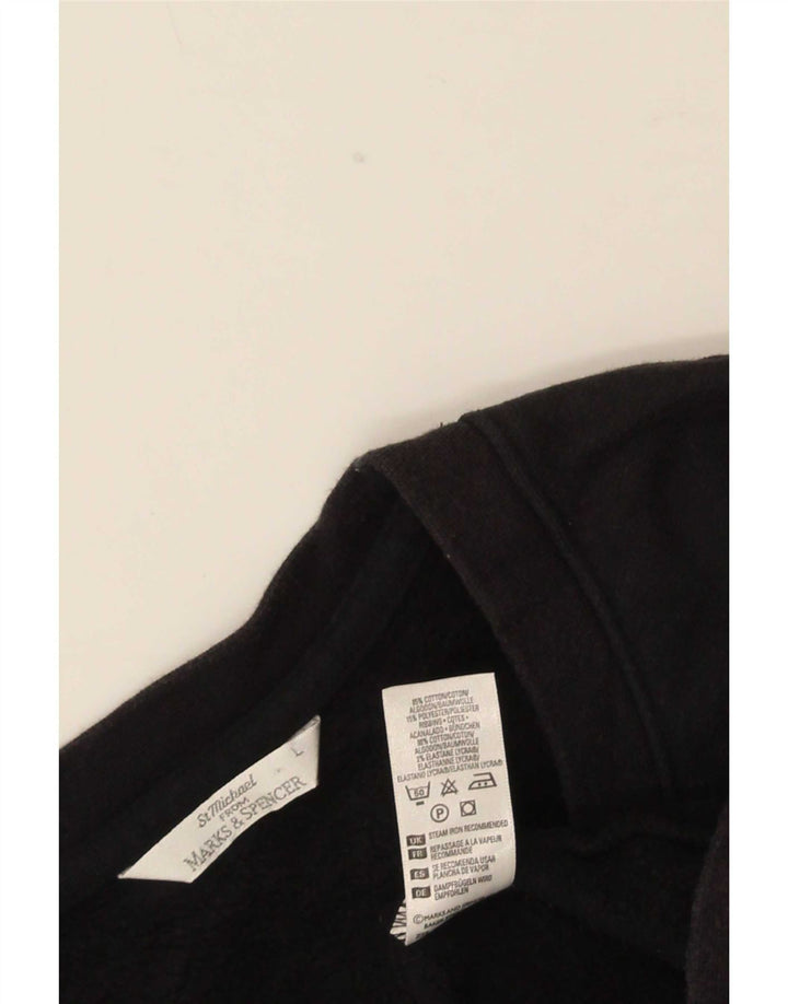 Marks & Spencer Sweat-shirt sans manches St. Michael pour hommes, grand noir